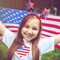 4th of July Patriotic Headband – Independence Day Hair Accessory with USA Flag Star Design, Red & Blue Ribbon Hair Hoop for Women, Girls & Kids (1 Pc)